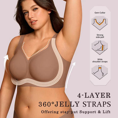 🔥LAST DAY PROMOTION - 50% OFF | Niteora Women Jelly Bras 🌈 Wirefree Full Coverage No Underwire Everyday Bras