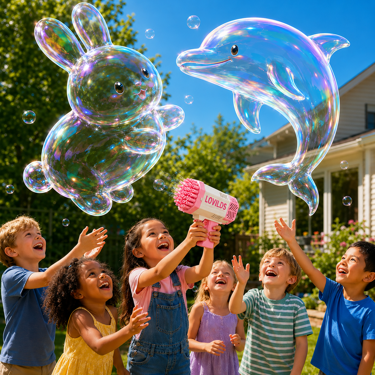 LOVILDS  3D Bubble Concentrate Animal &Ocean Fantasy Theme