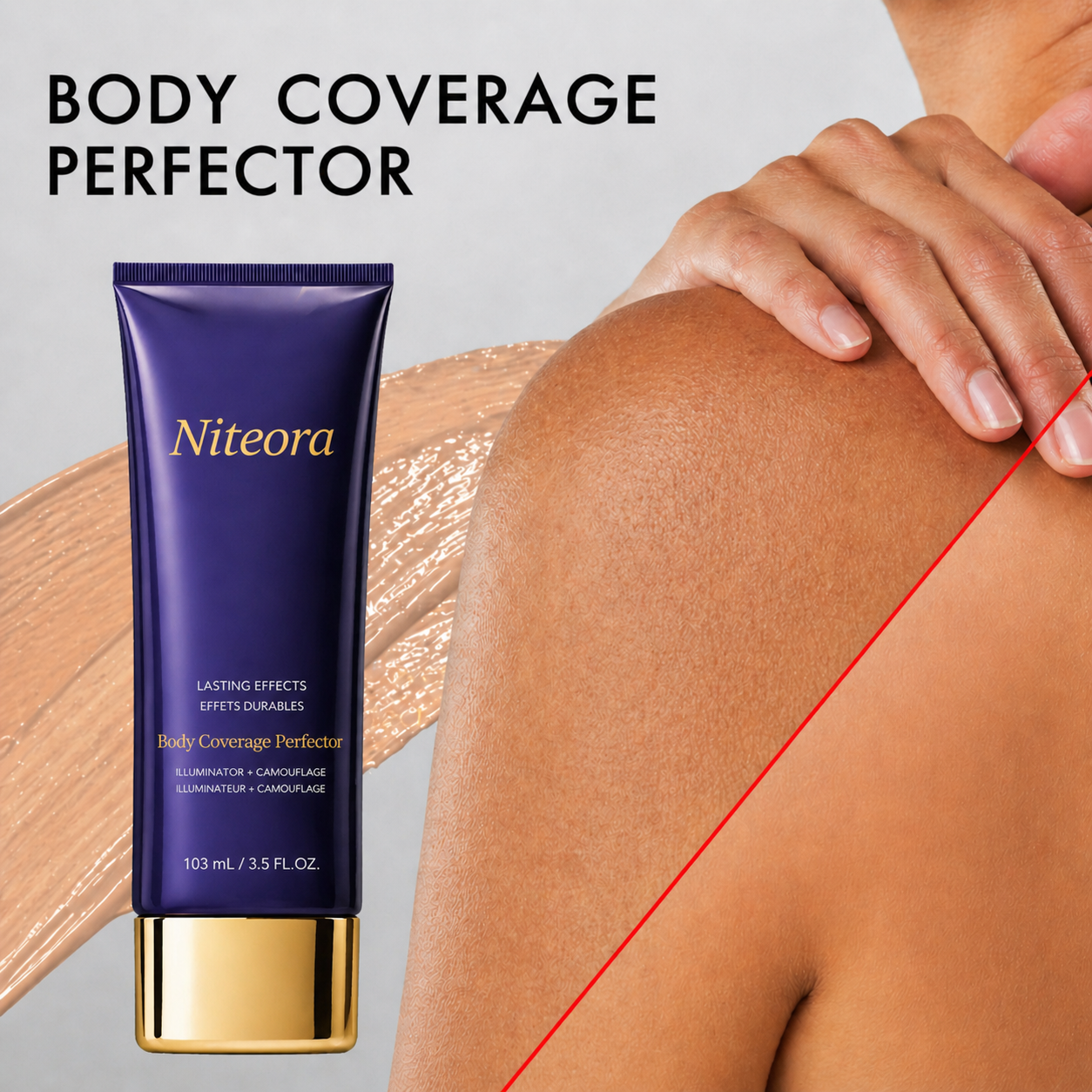 💜Last Day-Buy 1 Get 1 Free!💜✨Body Coverage Perfector – Waterproof, Lightweight & Flawless Body Makeup