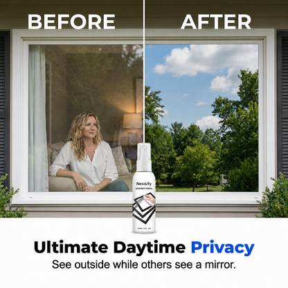 69% OFF Reflective Window Spray | Unidirectional Mirror Privacy Shield for Home & Car