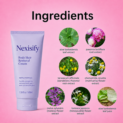 Flawless Skin Hair Removal Cream | Gentle 5-Minute Body Hair Removal