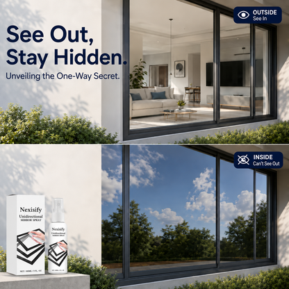 49% OFF Reflective Window Spray | One-Way Mirror Privacy Shield for Home & Car