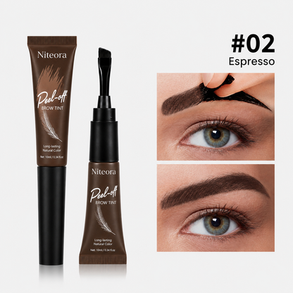 🔥 BEST SELLER | Niteora™ Waterproof Peel-Off Brow Tint  Naturally Defined Brows That Last For Days — No Daily Makeup Needed