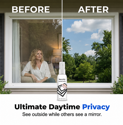 49% OFF Reflective Window Spray | One-Way Mirror Privacy Shield for Home & Car