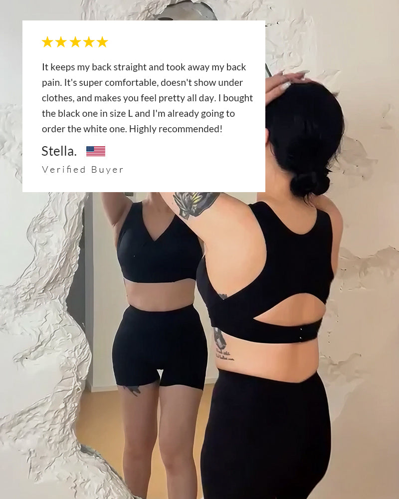 🔥LAST DAY PROMOTION - 50% OFF | Niteora Front Closure Cross-Back Wireless Posture Bra
