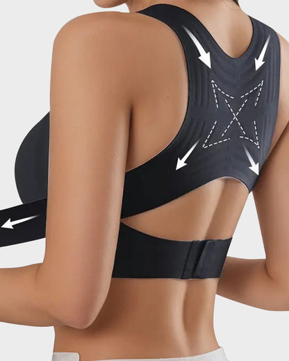 🔥LAST DAY PROMOTION - 50% OFF | Niteora Front Closure Cross-Back Wireless Posture Bra