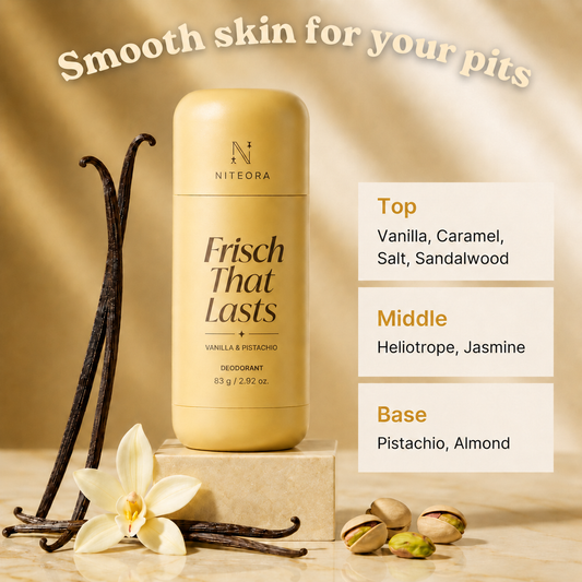 ✨ Niteora® Vanilla Pistachio Brightening Deodorant — Smooth skin Underarms in Just Weeks 💛 ✨