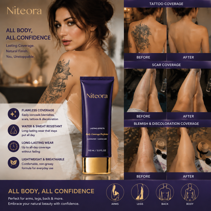 💜Last Day-Buy 1 Get 1 Free!💜✨Body Coverage Perfector – Waterproof, Lightweight & Flawless Body Makeup
