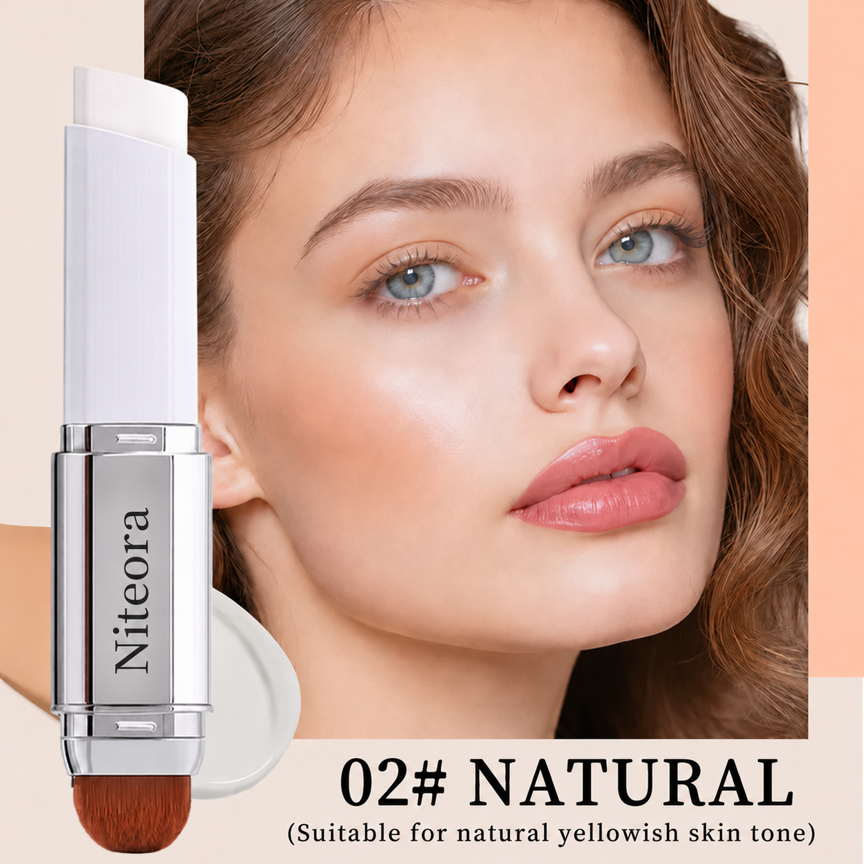 🔥LAST DAY 60% OFF Niteora™ Korean Color-Changing Foundation stick✨
