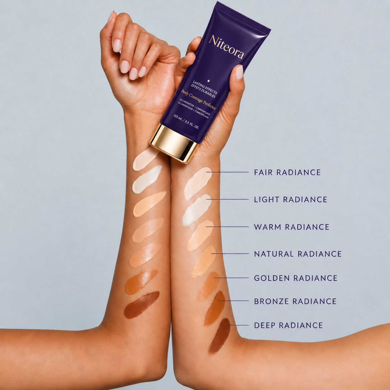💜Last Day-Buy 1 Get 1 Free!💜✨Body Coverage Perfector – Waterproof, Lightweight & Flawless Body Makeup