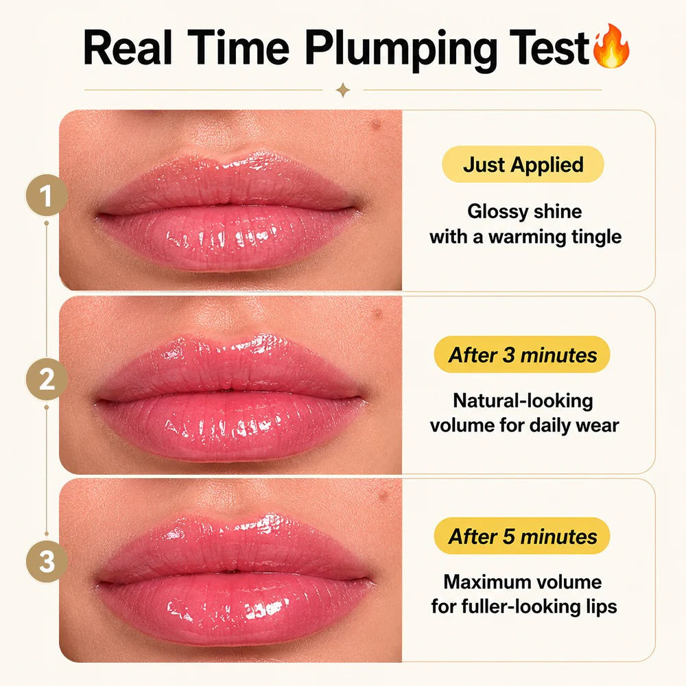 🔥LAST DAY 50% OFF💋Niteora Spicy Lip Plumper - Fuller-Looking Lip Plumper Gloss
