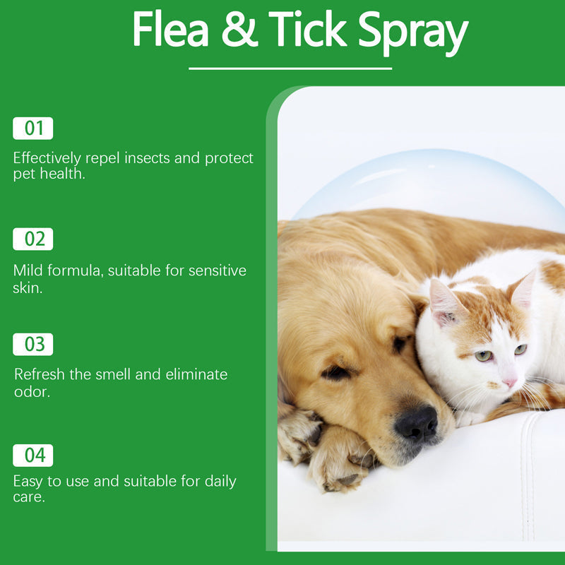 Nexisify™🍃Natural Flea & Tick Spray for Dogs & Cats–Helps Kill & Repel Fleas & Ticks